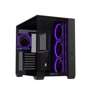 Asus A32 Plus TG ARGB ATX Gaming Case – Black