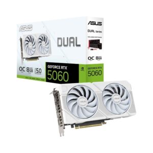 Asus Dual Geforce RTX™ 5060-O8G White  Graphics Card