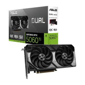 Asus Dual Geforce RTX™ 5060 Ti – 08GB GDDR7 Graphics Card