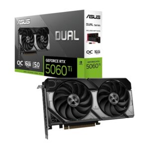 Asus Dual GeForce RTX™ 5060 Ti– 16GB OC Edition GDDR7  Graphics Card