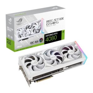 Asus Rog Strix GeForce RTX™ 4080-O16G White OC Edition Gaming Graphics Card