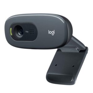 Logitech C270 HD Webcam, HD 720p, Widescreen HD Video - 960-000584