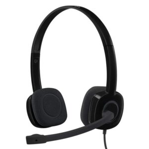Logitech H151 Stereo Headset with Noise-Cancelling Mic - 981-000587