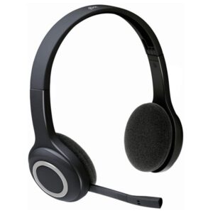 Logitech H600 Wireless Headset with Noise-Cancelling Mic - 981-000504