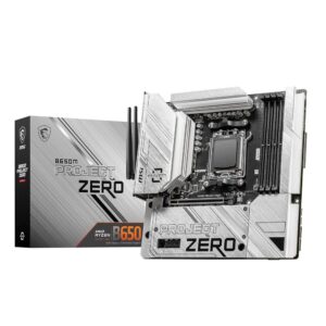 MSI B650M Project Zero Gaming Motherboard