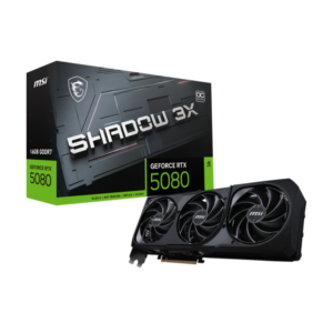 MSI Gaming GeForce RTX 5080 16G Shadow 3X OC Graphics Card