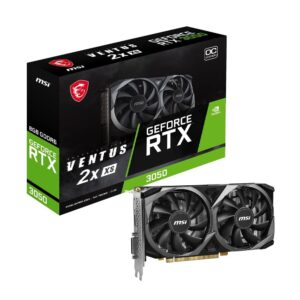 MSI GeForce RTX 3050 Ventus 2X XS 8G OC Gaming Graphics Card