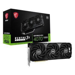 MSI GeForce RTX 4070 Ti Super 16G Ventus 3X OC Gaming Graphics Card