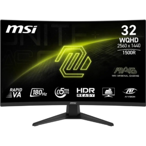 MSI MAG 321CQF E18 Gaming Monitor – 32 inch QHD (2560 x 1440)