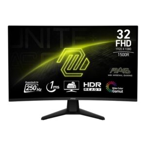 MSI Mag 32C6X VA Gaming Monitor – 31.5 inch FHD (1920 x 1080)