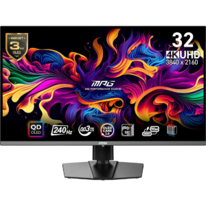 MSI MPG 321URX QD-Oled Gaming Monitor – 32 inch UHD (3840 x 2160)