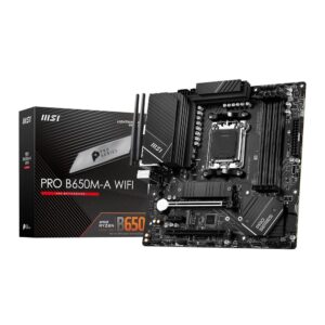 MSI Pro B650M-A Wifi DDR5 AMD AM5 micro ATX Motherboard