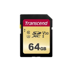 Transcend SDXC/SDHC 500S Memory Card - 64GB