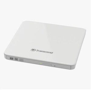 Transcend USB External DVD Writer - White