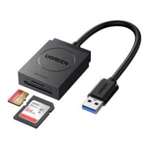 Ugreen  2-In-1 USB 3.0 A  Card Reader 15cm  without OTG – 20250