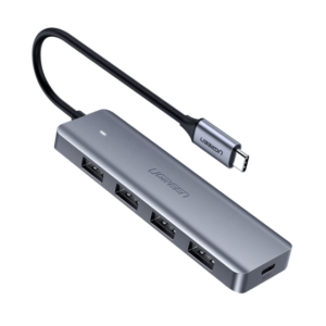 Ugreen 4-Port USB3.0 Hub with USB-C Power Supply - 70336
