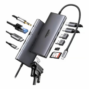 Ugreen USB-C To 2xUSB-C 3.2+USB-A 3.2+USB-A 3.0+HDMI+VGA Converter - 45520