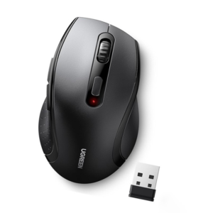 Ugreen Ergonomic Contoured-Shape Design Wireless Mouse 2.4 GHz - 45012
