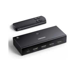 Ugreen HDMI Switch 3 in 1 Out  4K@60Hz with Remote Supports HDR10+  CEC HDCP2.2 Compatible with Switch – 55857