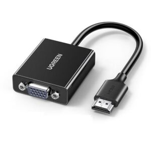 Ugreen HDMI to VGA converter without Audio  (with Power Port) 1080P @ 60Hz – 90813