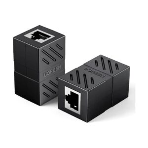 Ugreen RJ45 Ethernet Cable Extender Adapter  Black - 20390