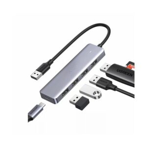 Ugreen USB 3.0 A 4 Ports HUB ABS  case+Metallic paint  0.15M (4 IN1) – 50985