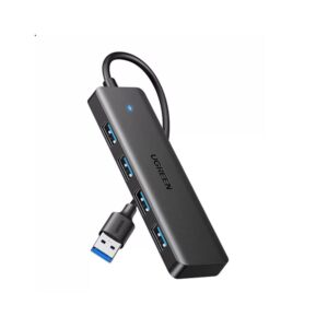 Ugreen  USB 3.0 A 4 Ports HUB Black  0.6M (4  IN1) – 25946