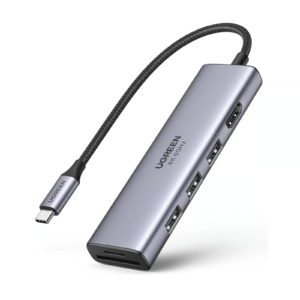 Ugreen USB-C To HDMI+3*USB 3.0 A+SD/TF PD Converter - 60383