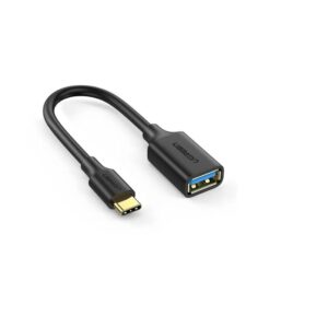 Ugreen USB-C Male To USB 3.0 A Female OTG  Cable Black – 30701