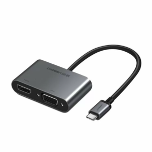Ugreen USB-C To HDMI+VGA+USB 3.0 Converter Gray with PD - 50505