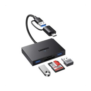 Ugreen USB-C /USB-A To TF/SD 3.0 + 2xUSB-A  3.0 Card Reader TF/SD 3.0 + 2xUSB-A 3.0 – 45167