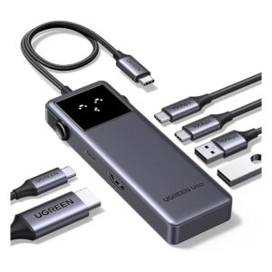 Ugreen Uno 6-in-1 USB-C Hub  with 10Gbps USB-C & USB-A Data Ports 4K@60Hz HDMI – 35998