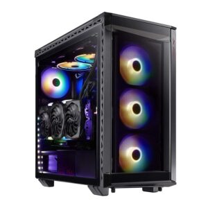 XPG BATTLE CRUISER Mid Tower Gaming Case - Black