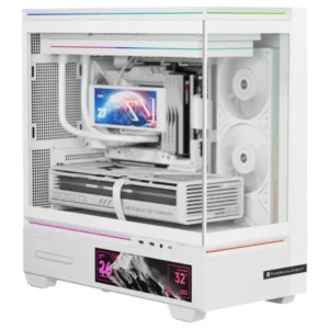 Thermalright TL-M10 Vision LCD PC Case - White