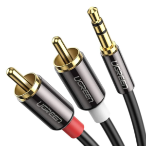 Ugreen AV116 3.5mm Male to 2RCA 3M Male Cable - 10590