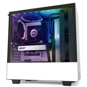 NZXT H510i Black/White Steel Tempered Glass ATX Mid-Tower Computer Case