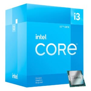Intel Core i3-12100F – Core i3 12th Gen Alder Lake Quad-Core 3.3 GHz LGA 1700 58W Desktop Processor