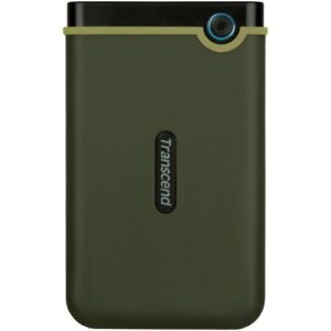 Transcend StoreJet 25M3 2TB USB 3.0 Portable Hard Drive - TS2TSJ25M3G - Military Green