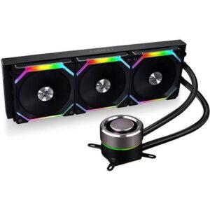 Lian Li Galahad AIO 360 RGB UNI FAN SL Edition Closed Loop All-in-One CPU Liquid Cooler GA-360SLB Black - Intel 12th Gen, LGA 1700 Supported