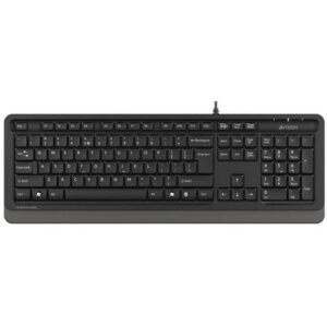 A4Tech Fstyler FK10 Sleek Multimedia Comfort Keyboard – Grey