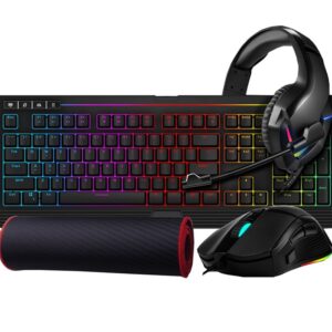 1st Player DK 9.0 Gaming Kit - (Keyboard + Mouse + Headset + Mousepad