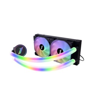 1st Player MT240 All-In-One 240mm CPU Cooler | With ARGB Radiator Pipes | Black