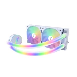 1st Player MT240 All-In-One 240mm CPU Cooler | With ARGB Radiator Pipes | White