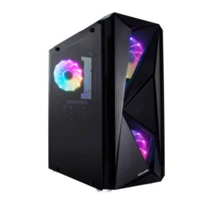 1st player F4 (Black) With 3 G6-4pin Fans Gaming Case