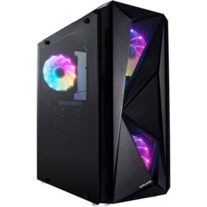 1stPlayer F4 FireRose Series ATX Case With 3 G6-4pin Fans(free shipping)