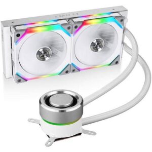 Lian Li Galahad AIO 240 RGB UNI FAN SL120 Edition Closed Loop All-in-One CPU Liquid Cooler GA-240SLA White - LGA 1700 Supported
