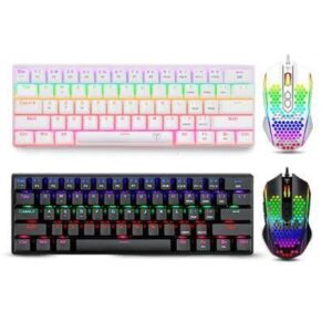 T-DAGGER MAIN FORCE T-TGS008 Gaming Combo-White