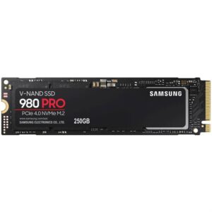 Samsung 980 PRO 250GB PCIe 4.0 NVMe M.2 2280 SSD | MZ-V8P250