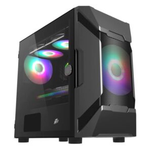 1st player D3A (Black) With 2 ARGB Fans (G7 Max+G7 Plus) + HU1 Hub Gaming Case