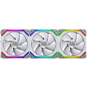 Lian Li UNI Fan SL120 ARGB White, 3 x Fans with Controller, UF-SL120-3W